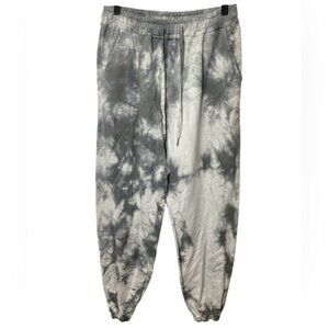 Eternelle Made in Italy Sweatpants White & Grey Print Size M